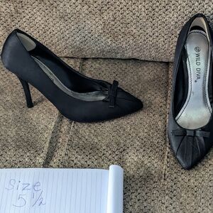 Wild Diva Black Stiletto Heels Timeless Elegance